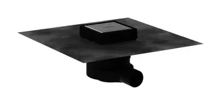 Hansgrohe Komplettset Punktab.RainDrain Point 100x100mm befliesbar Edelstahl gebürstet – Bild 3