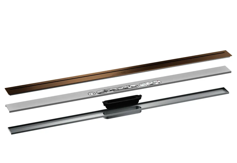HG Fertigset Duschrinne AXOR Drain 1200mm BRG