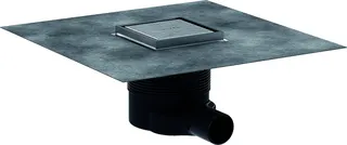Hansgrohe Komplettset Punktab.RainDrain Brilliance 100x100mm BST – Bild 2