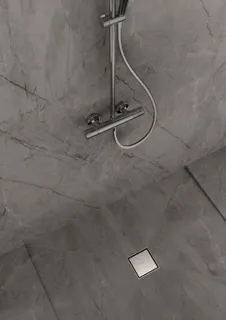 Hansgrohe Komplettset Punktab.RainDrain Brilliance 100x100mm BST – Bild 5