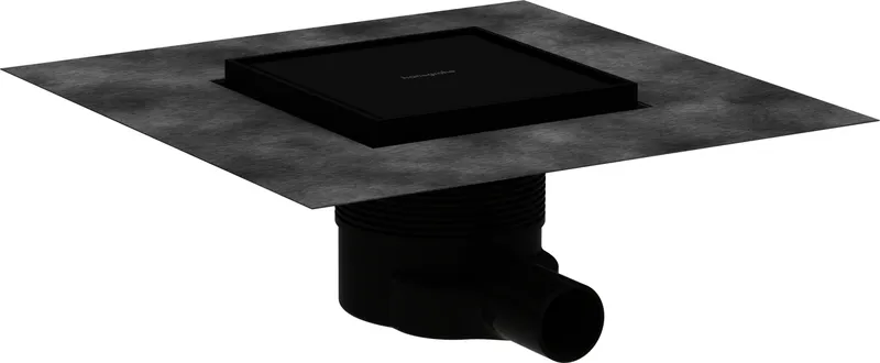Hansgrohe Komplettset Punktab.RainDrain Brilliance 150x150mm MSW