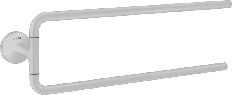 HG Handtuchhalter zweiarmig Axor Universal Circular mattweiss