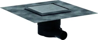 HG Komplettset Punktab.RainDrain Brilliance 150x150mm BST
