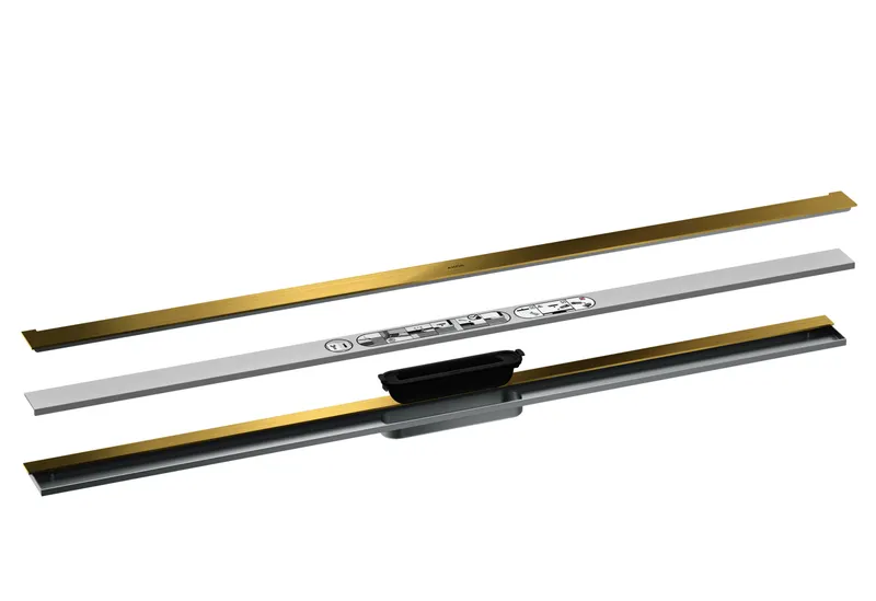 Hansgrohe Fertigset Duschrinne AXOR Drain 1200mm zur Wandmontage BB