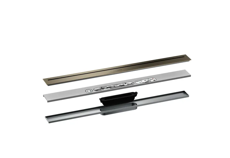 Hansgrohe Fertigset Duschrinne AXOR Drain 800mm BN