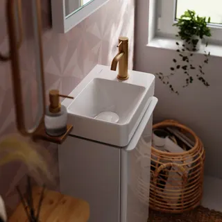 Hansgrohe WTM 80 Tecturis S CoolStart mit Zugstangen-Ablaufgarnitur BBR – Bild 3