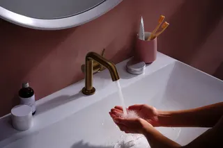 Hansgrohe WTM 110 Tecturis S Fine CoolStart mit Zugstangen-Ablaufgarnitur BBR – Bild 4