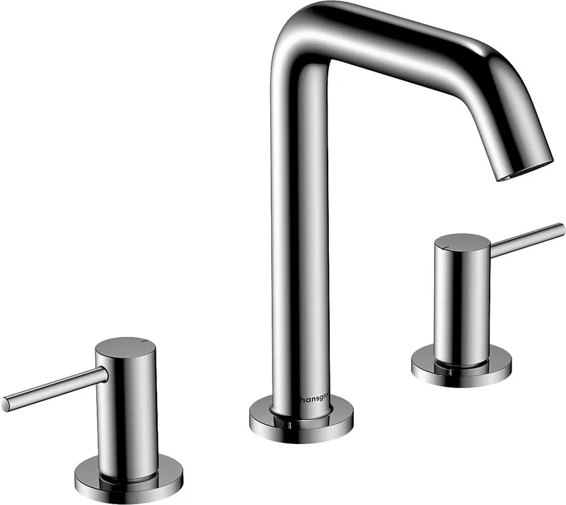 Hansgrohe 3-Loch WTA 150 Tecturis S mit Push-Open Ablaufgarnitur chrom
