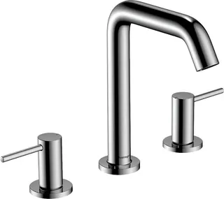 Hansgrohe 3-Loch WTA 150 Tecturis S mit Push-Open Ablaufgarnitur chrom