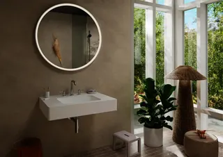 Hansgrohe 3-Loch WTA 150 Tecturis S mit Push-Open Ablaufgarnitur chrom – Bild 3