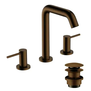 Hansgrohe 3-Loch WTA 150 Tecturis S mit Push-Open Ablaufgarnitur BBR