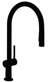 Hansgrohe Spültischmischer 210 Talis M54 Eco Ausziehbrause 2jet mattschwarz – Bild 2