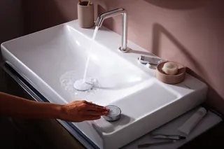 Hansgrohe 2-Loch WTM Tecturis S 150 mit unverschl.Ablaufgarnitur chrom – Bild 5
