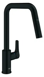 GROHE EH-SPT-Batterie Eurosmart 30619 h. Auslauf Dual Spülbrause matt black