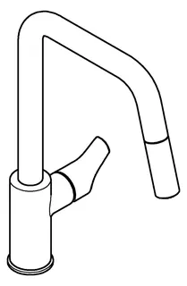 GROHE EH-SPT-Batterie Eurosmart 30619 h. Auslauf Dual Spülbrause matt black – Bild 4