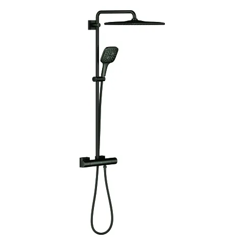 GROHE Duschsystem Rainshower SmartActive 310 Cube 26837 m. THM hard graphite geb.