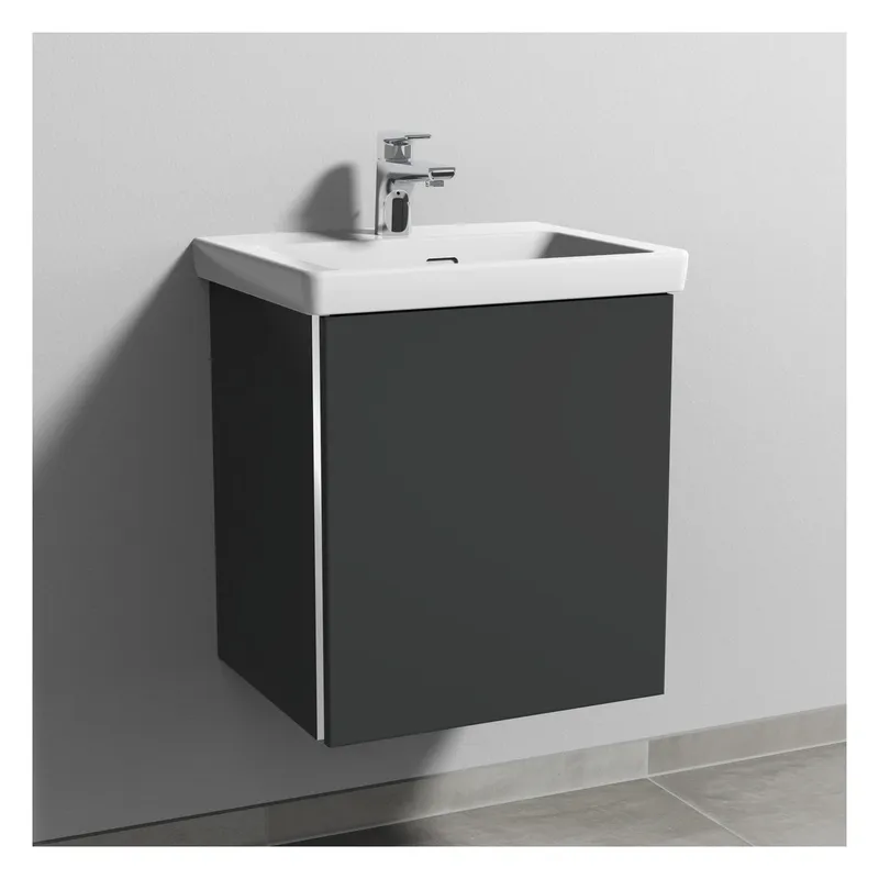 SA Waschtischunterbau rechts 3way (BR892) 517x457x391 Anthrazit-Matt