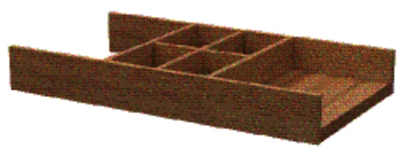 SA Inneneinteilung für Auszüge T350 (ZB430) 43x173x323