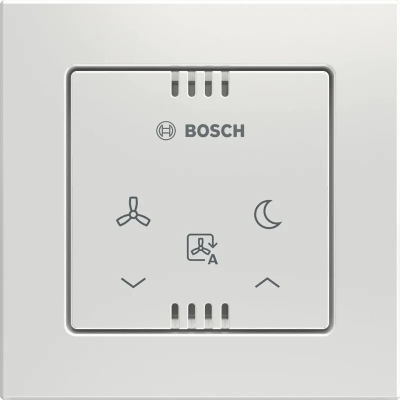 BOSCH Zubehör dezentraler Lüftung CV 30 H Bedieneinheit für V3000D, 85x85x10, weiß