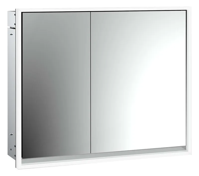 Emco Lichtspiegelschrank loft 05109 Unterputz, Tür breit rechts 800 mm alu.