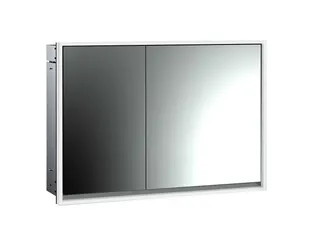 Emco Lichtspiegelschrank loft 05115 Unterputz, Tür breit rechts 1000 mm alu.