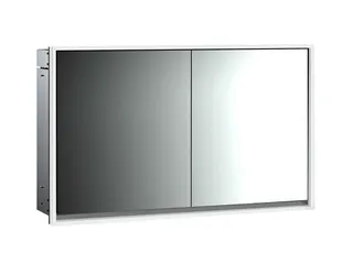 Emco Lichtspiegelschrank loft 05121 Unterputz, 2trg. 1300 mm alu.