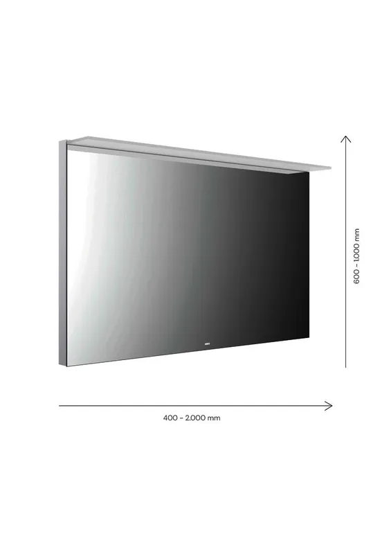 Emco LED-Lichtspiegel MI 200 m. Sensorschalter 500x800 mm