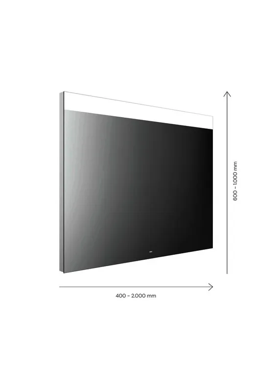 Emco LED-Lichtspiegel MI 250 m. Sensorschalter 800x800 mm