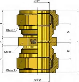 RE Hydr. Kollektorverbinder für 2 Stück D230 SLIM