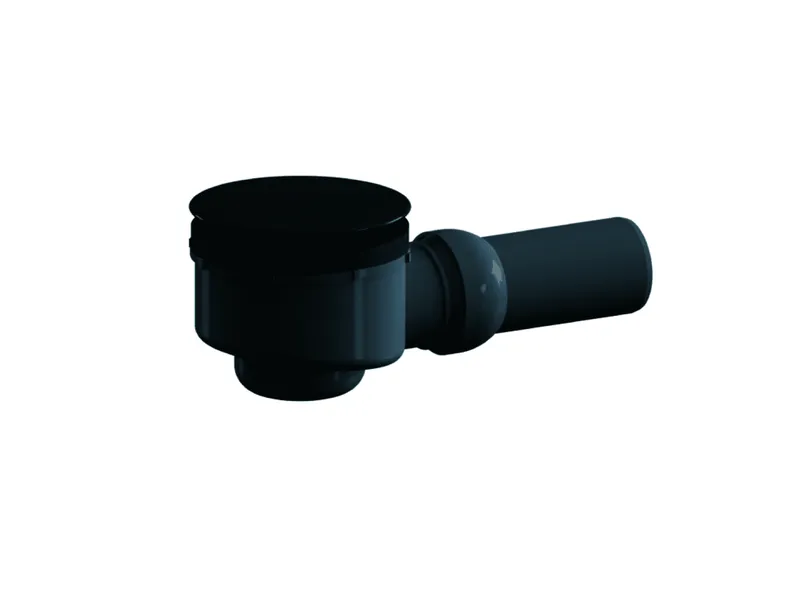 Duschwannenablauf ORIO, Haube schwarz ma tt, DN 50 DN 50