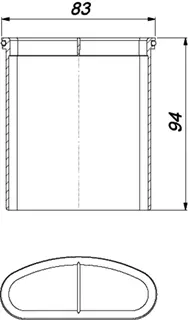 Geruchverschluss DallFlex senkrecht – Bild 3