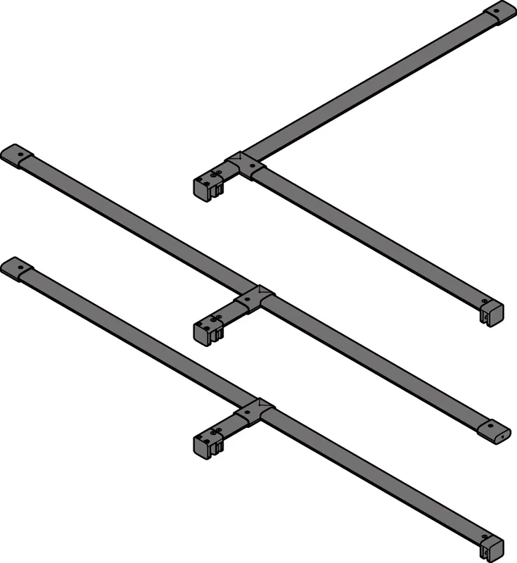 T-Verbinderset 2000 design4YOU 2.0, schwarz