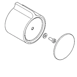 Aquarotter Temperaturwahlgriff, F5, Metall, 2030047082 – Bild 2