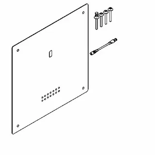 AR WC-Spüler, F5, elek., DN20, UP, Umrüstung 5601, f. Batt./Netzteil
