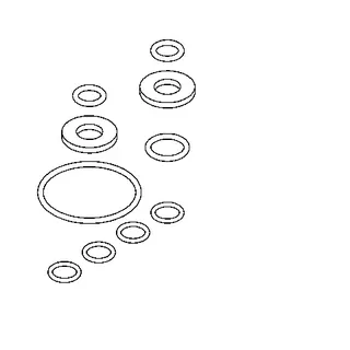 Aquarotter Dichtungssatz, RoKera-H, für Einzelklemmbatterie, 2000106078 – Bild 2