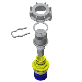 Aquarotter Thermoelement, n.steig. Spindel, 2030050499