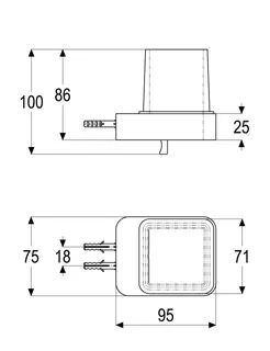 SH SEIFENSPENDER GAMMA_400 ECKIG M. HEBEL, WANDBEF. CHR., GLAS SAT – Bild 2