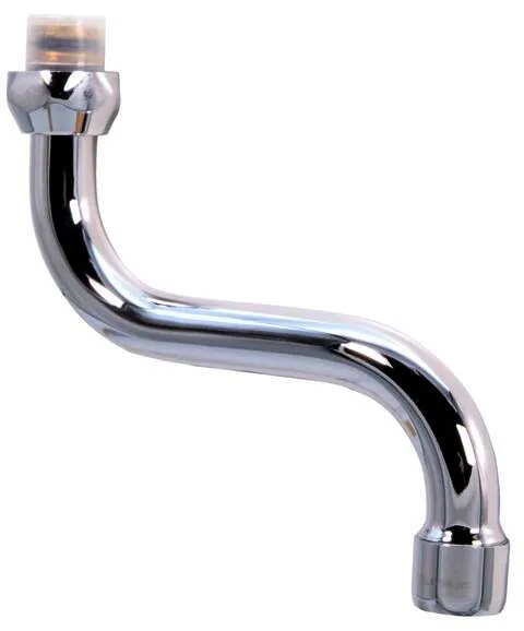 SH UNIVERSAL S-AUSLAUF AUSLD.:120 ANSCHLUSS:3/4" INNENGEWINDE CHROM
