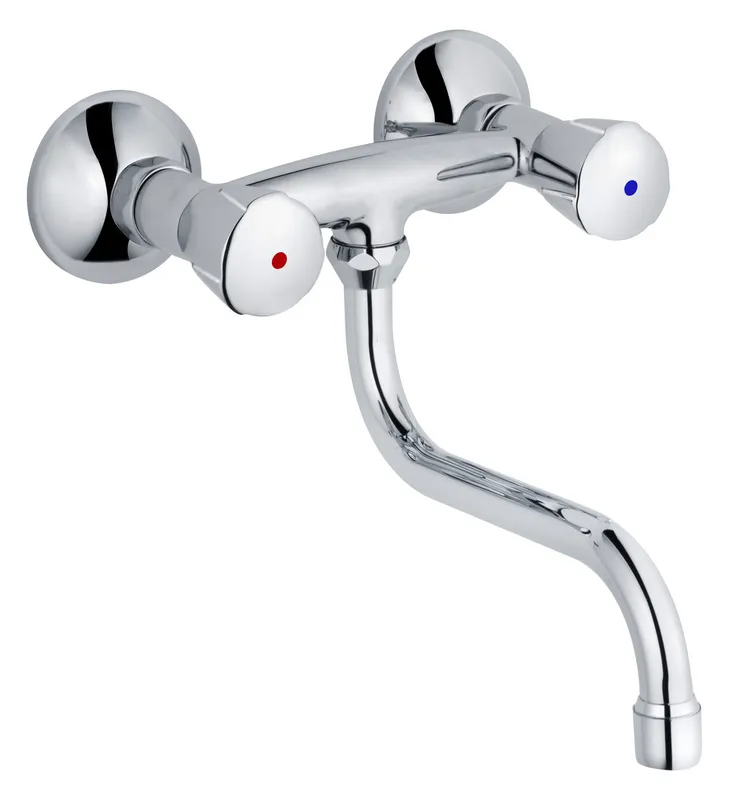SH KÜCHENARMATUR CLASSIC-LINE_2 CLASSIC, S-ROHRAUSL. 170,1/2" CHR