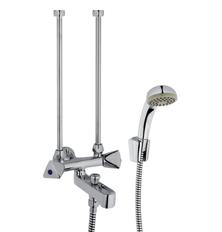 SH WANNENARMATUR CLASSIC-LINE_2 ÜBERTISCHSPEICHER, ROHR 12MM, CHR