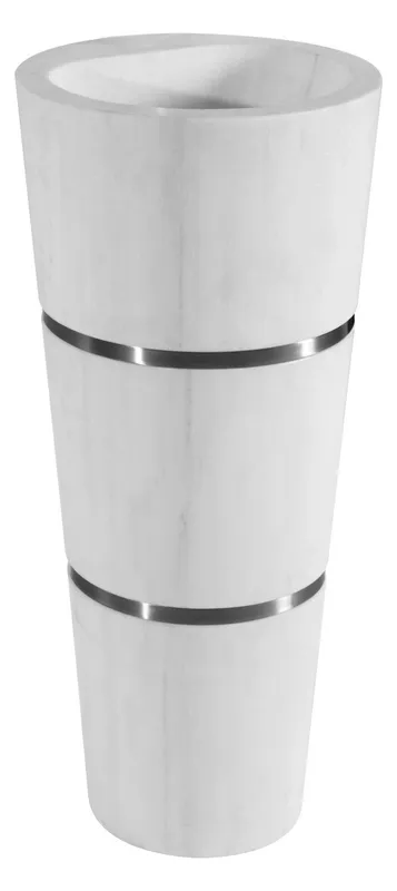 SH NATURSTEINBECKEN WINTEC APHRODITE WEIß