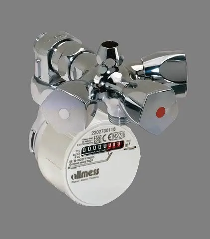 AM Wohnungswasserzähler Spezialzähler BWZ 3-V-1/2" +m