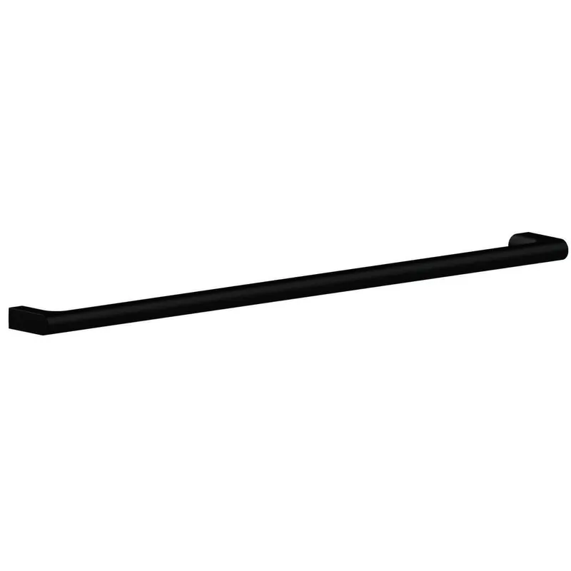 SCALIDO-Badetuchhalter Design rund 800mm breit schwarz matt