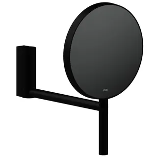 SCALIDO-Kosmetikspiegel Wandmodel unbe- leuchtet D=193mm schwarz matt