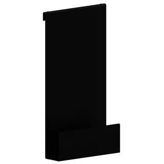 SCALIDO-Duschablage einhängbar aus Metall 320x597x90mm schwarz matt