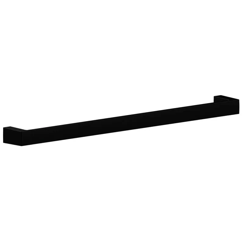 SCALIDO-Badetuchhalter Design eckig 600mm breit schwarz matt