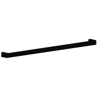SCALIDO-Badetuchhalter Design eckig 800mm breit schwarz matt