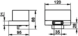 SCALIDO-Lotionspender Design eckig mit mattiertem Echtkristall-Glas u. Pumpe sw – Bild 2