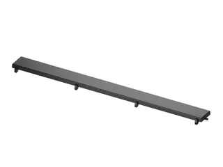 sanibel Designrost steel zu Duschrinne S3-DR 700mm aus Edelstahl schwarz