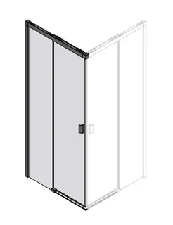 sanibel 3001-Eckdusche SLIDE A23 Sonder EDS2/EDS2BO L 1000-1225/2001-2200 SW/ESG